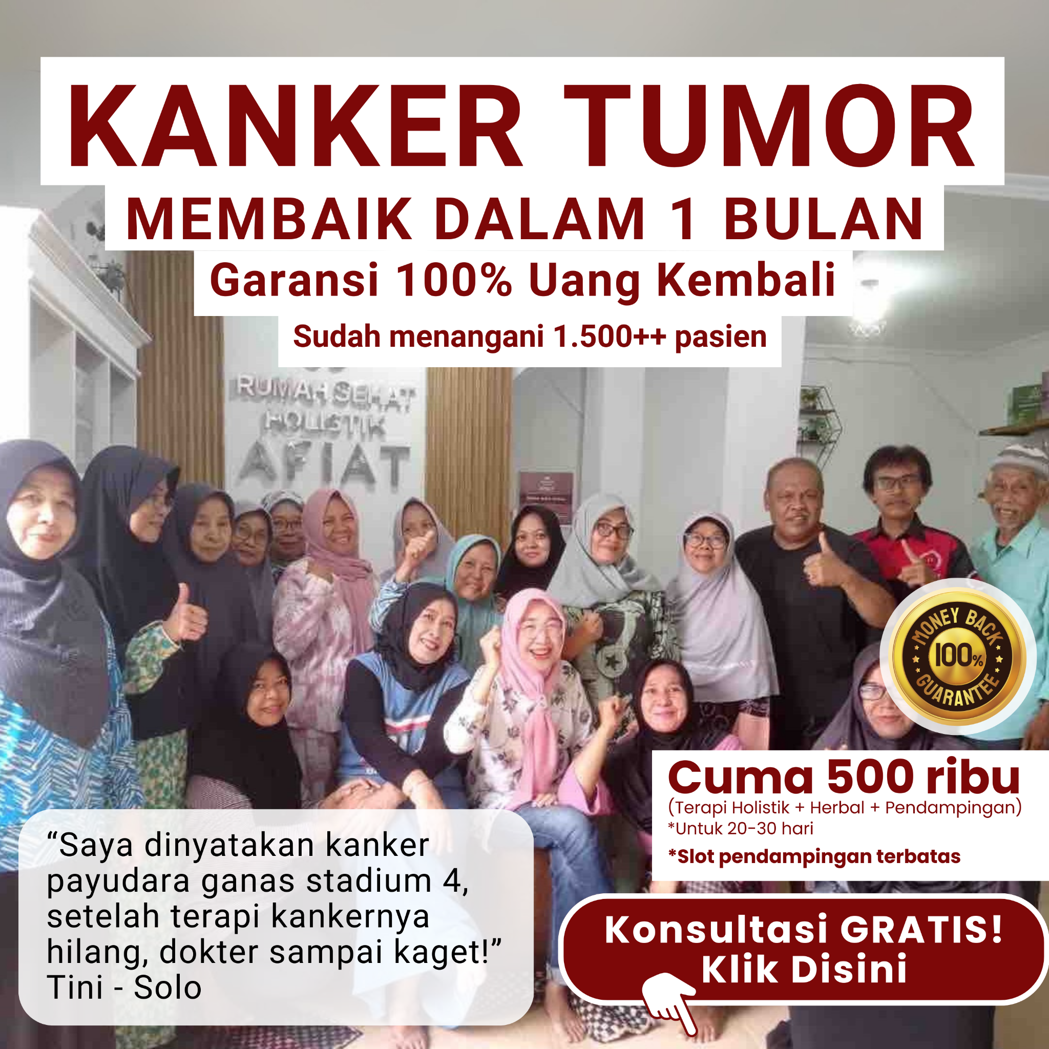 AFIAT Holistic Centre Facebook ad