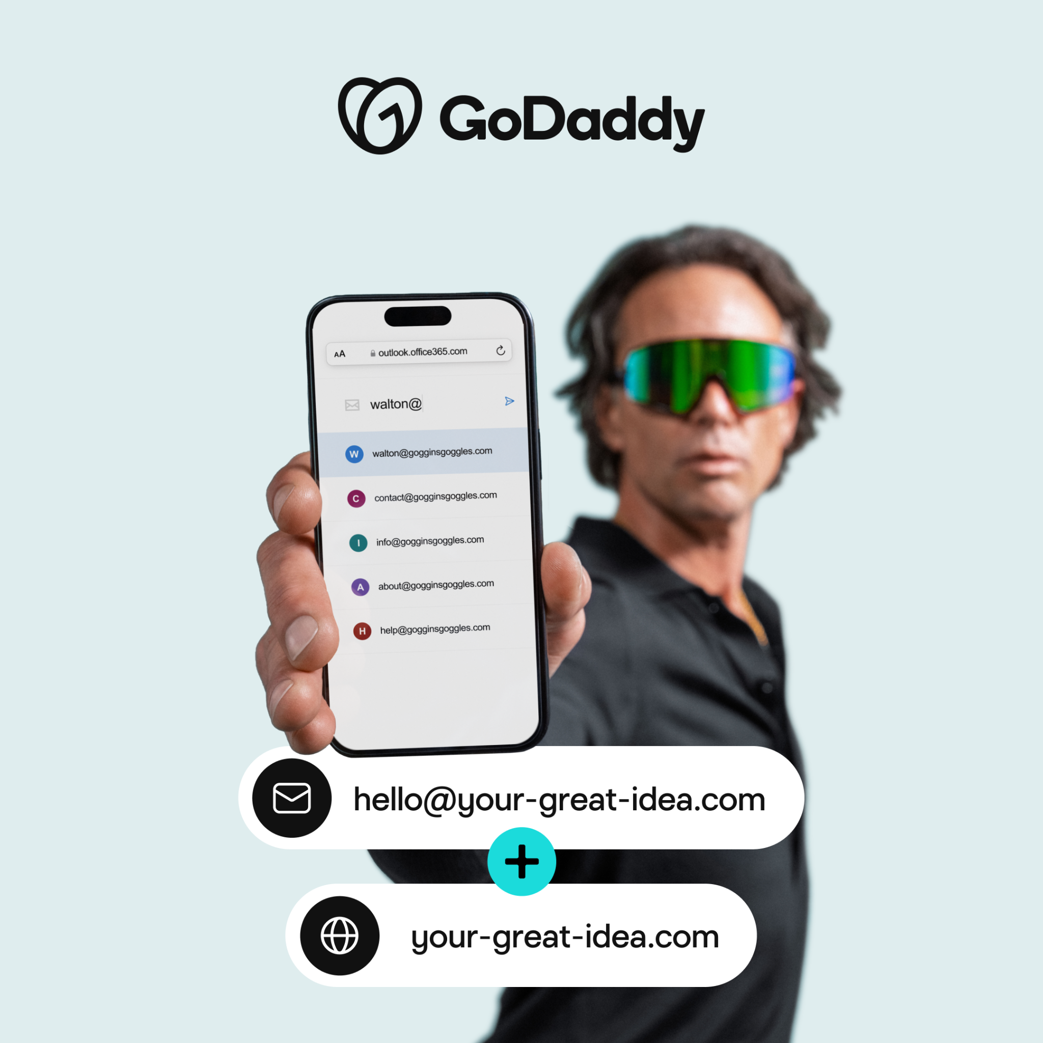 GoDaddy Facebook ad