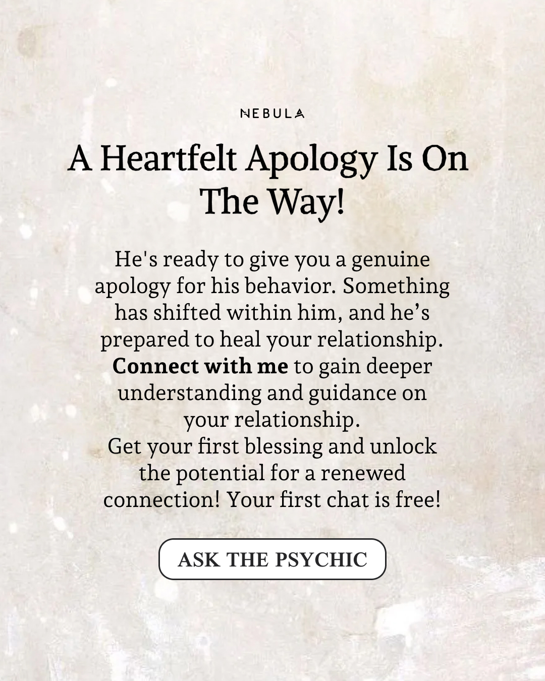 Your Relationship Advisor Facebook ad