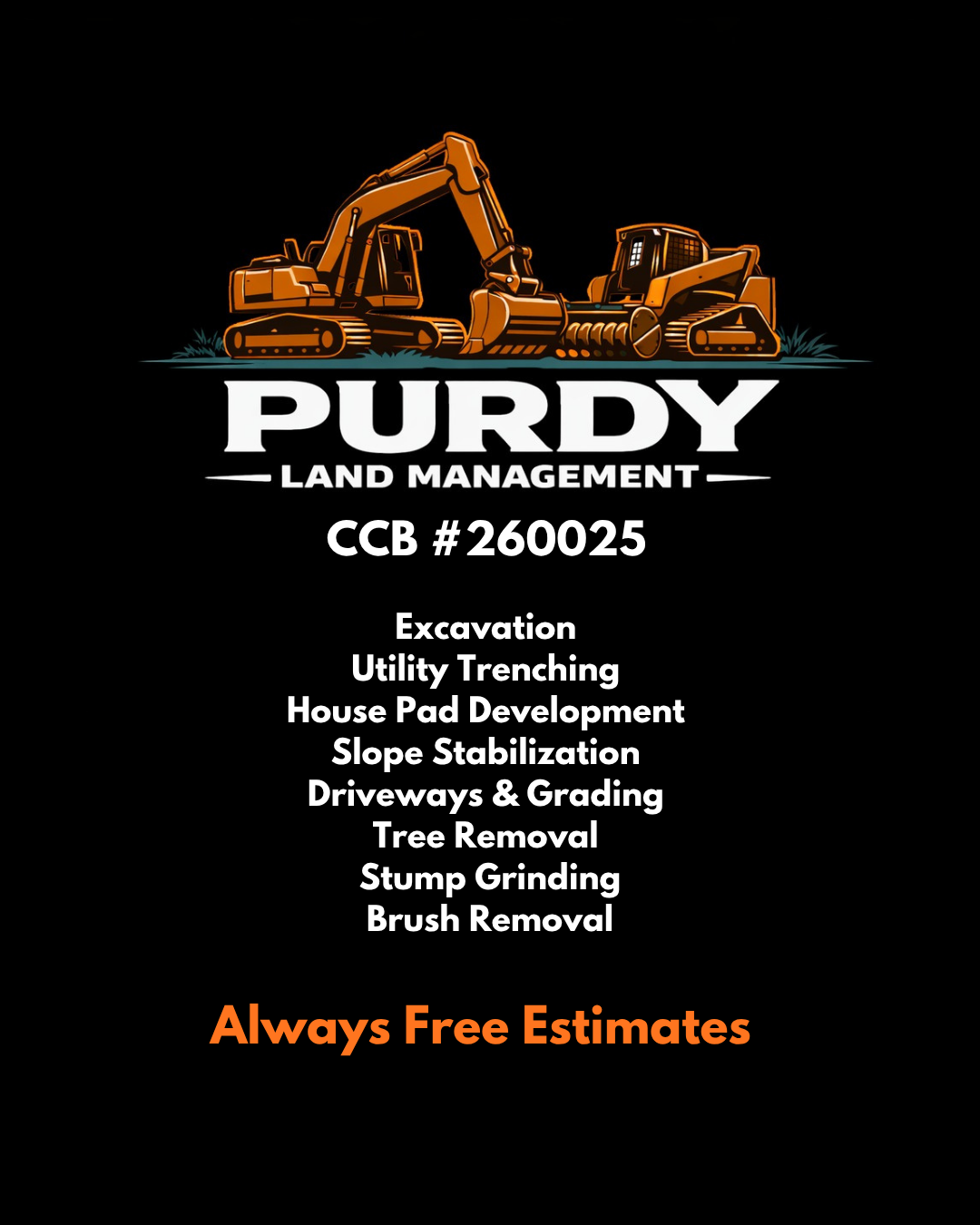 Purdy Land Management LLC Facebook ad: We handle all your outdoor projects!