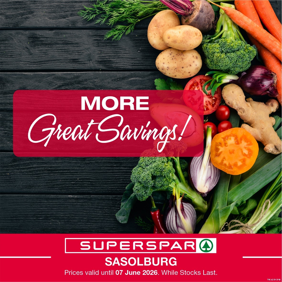 SPAR Sasolburg Facebook ad: BIG SAVINGS ARE WAITING FOR YOU!