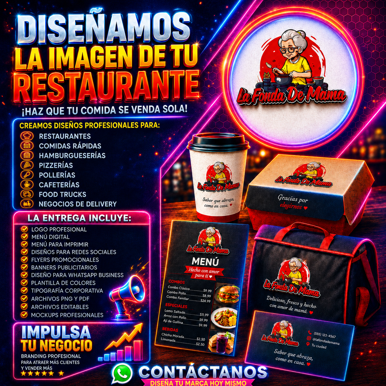 MC Growth Agency Facebook ad: Chatea con nosotros