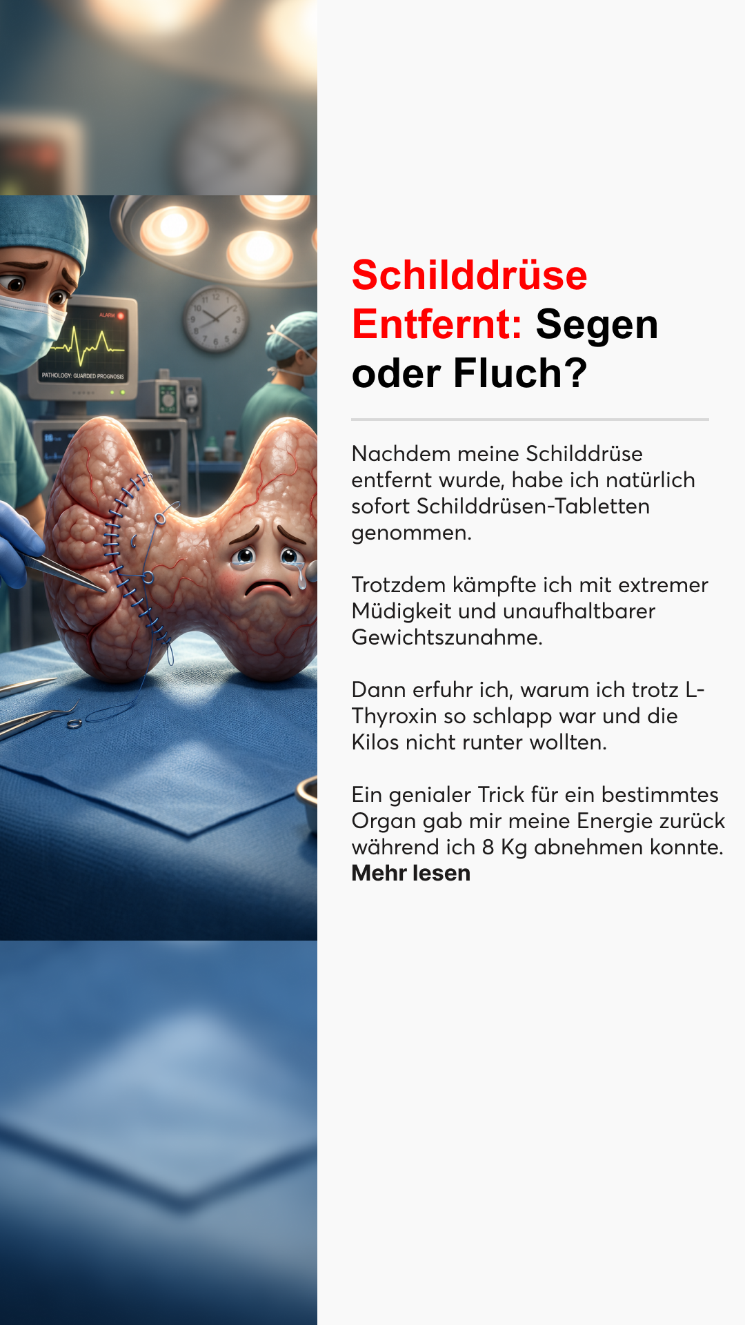 Mission Schilddrüse Facebook ad