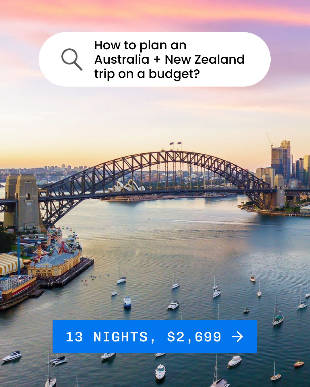 Travelzoo Facebook ad