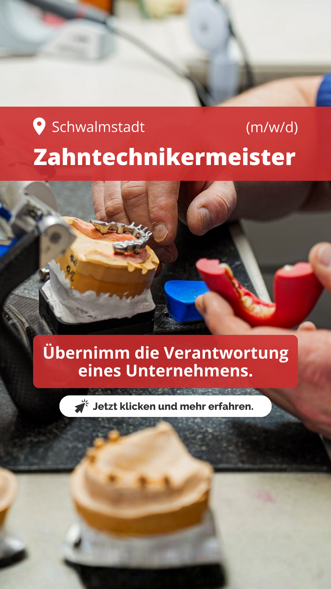 Helbigzahnästhetik GmbH & Co. KG Facebook ad: Nachfolge gesucht