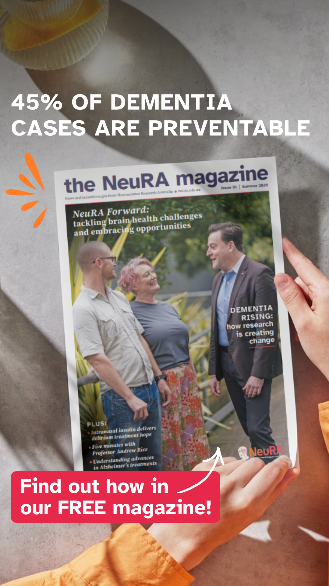 NeuRA - Neuroscience Research Australia Facebook ad