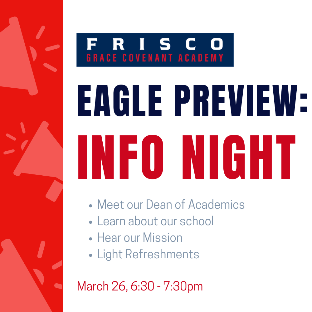 Grace Covenant Academy Frisco Facebook ad: Explore the options!