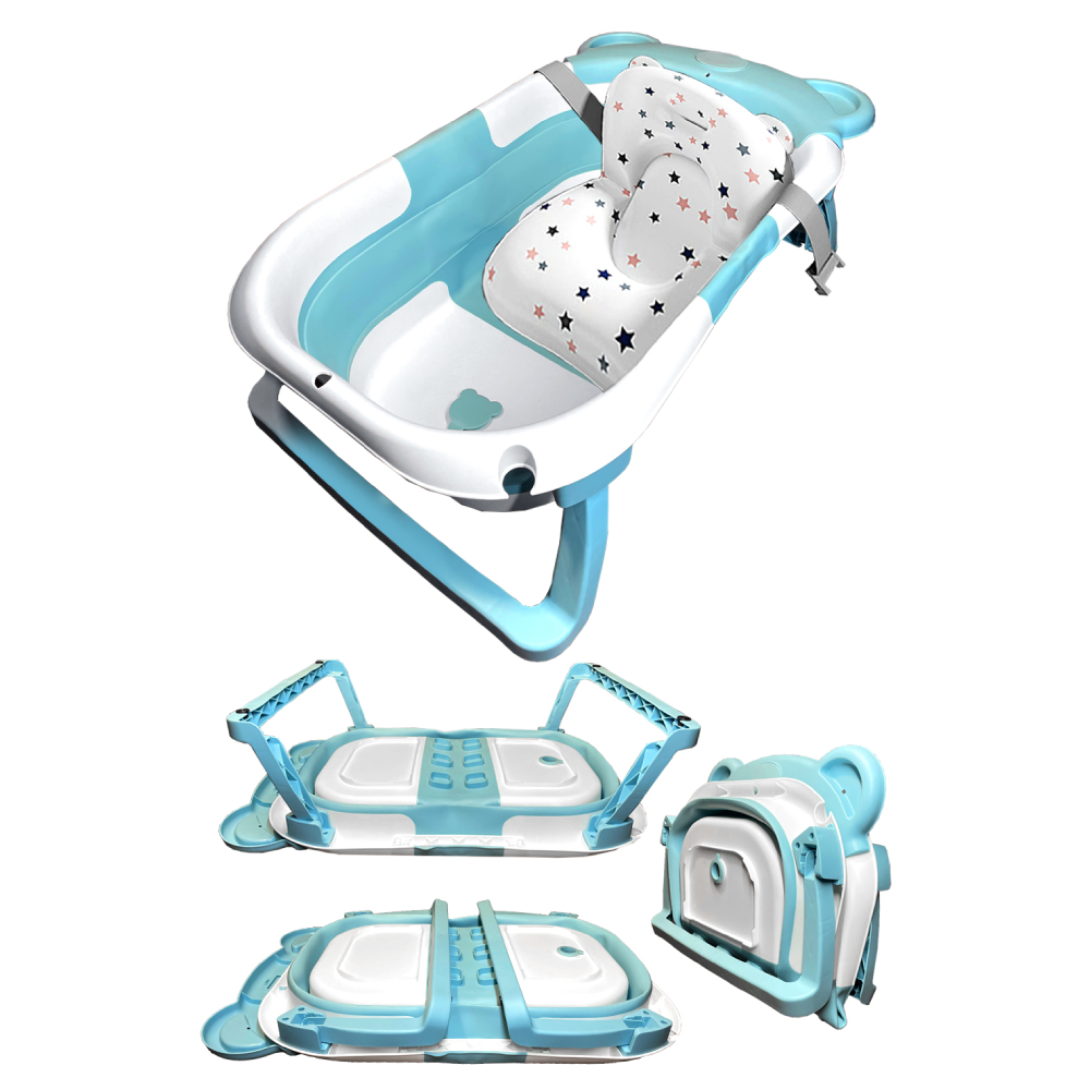 AG Facebook ad: Foldable Baby Bath Tub with Cushion