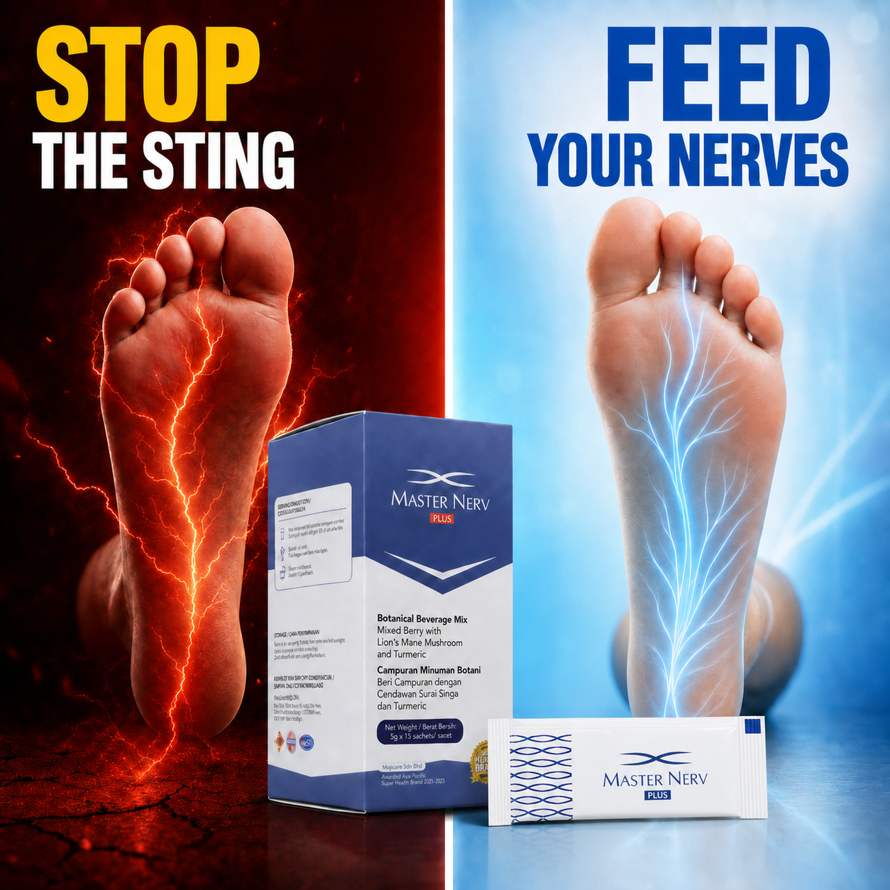 Master Nerv - Daily Nerve Health Support Facebook ad