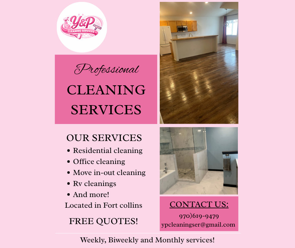 Y&P Cleaning Services Facebook ad
