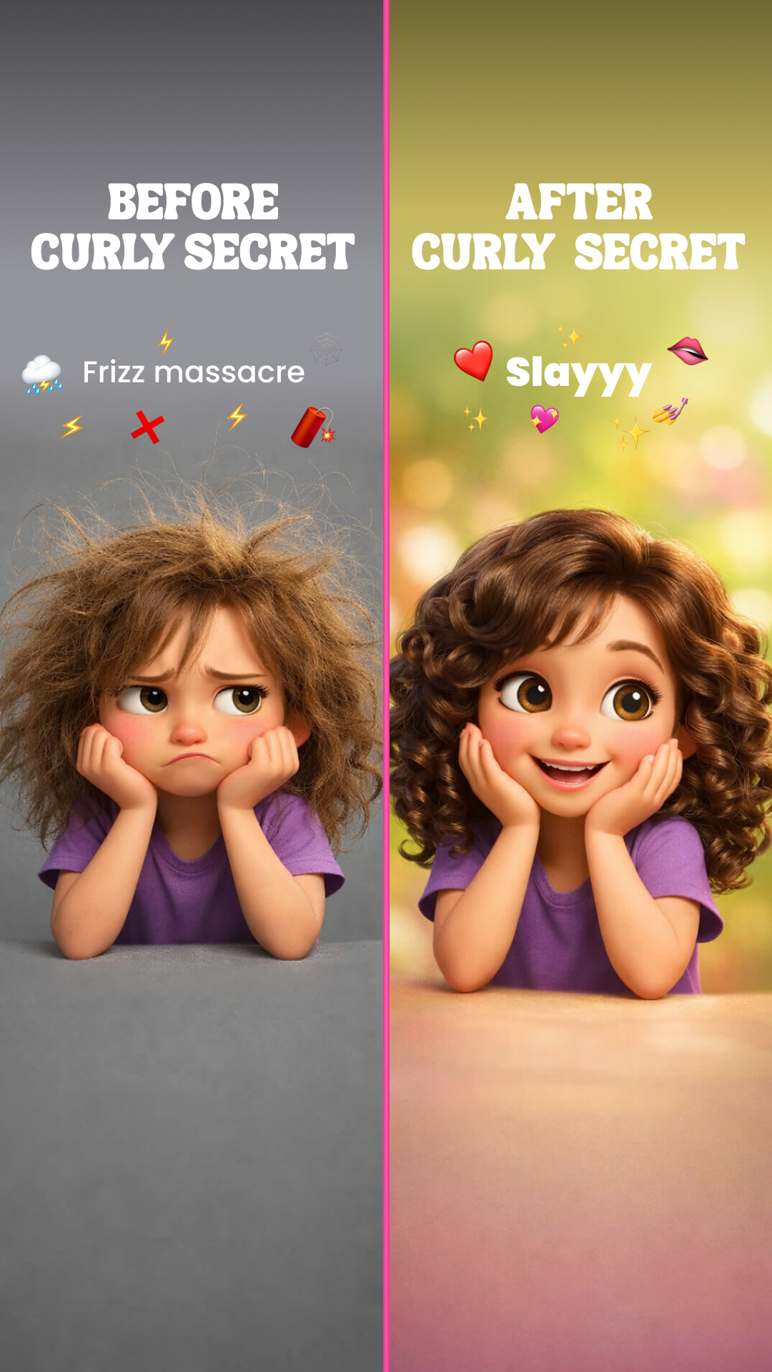 Curly Secret Facebook ad