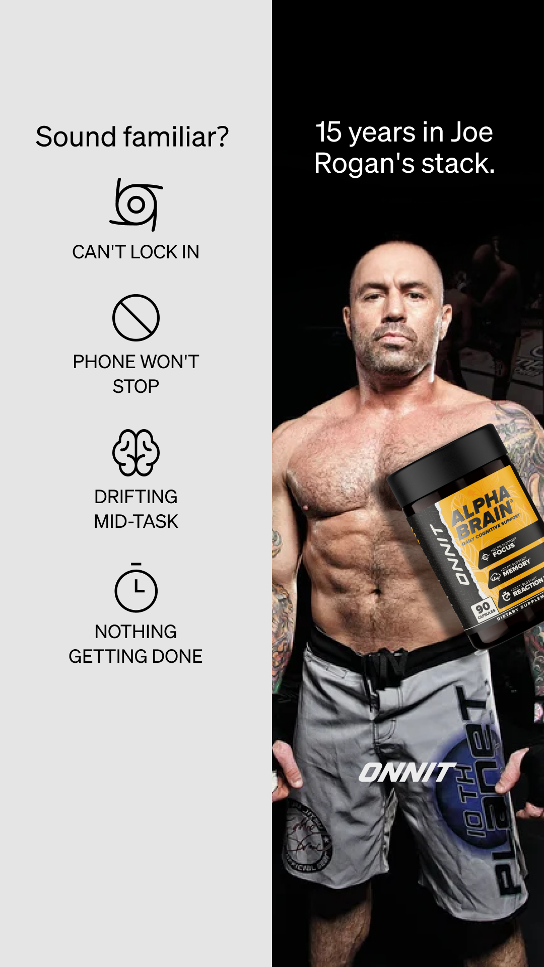 Onnit Facebook ad