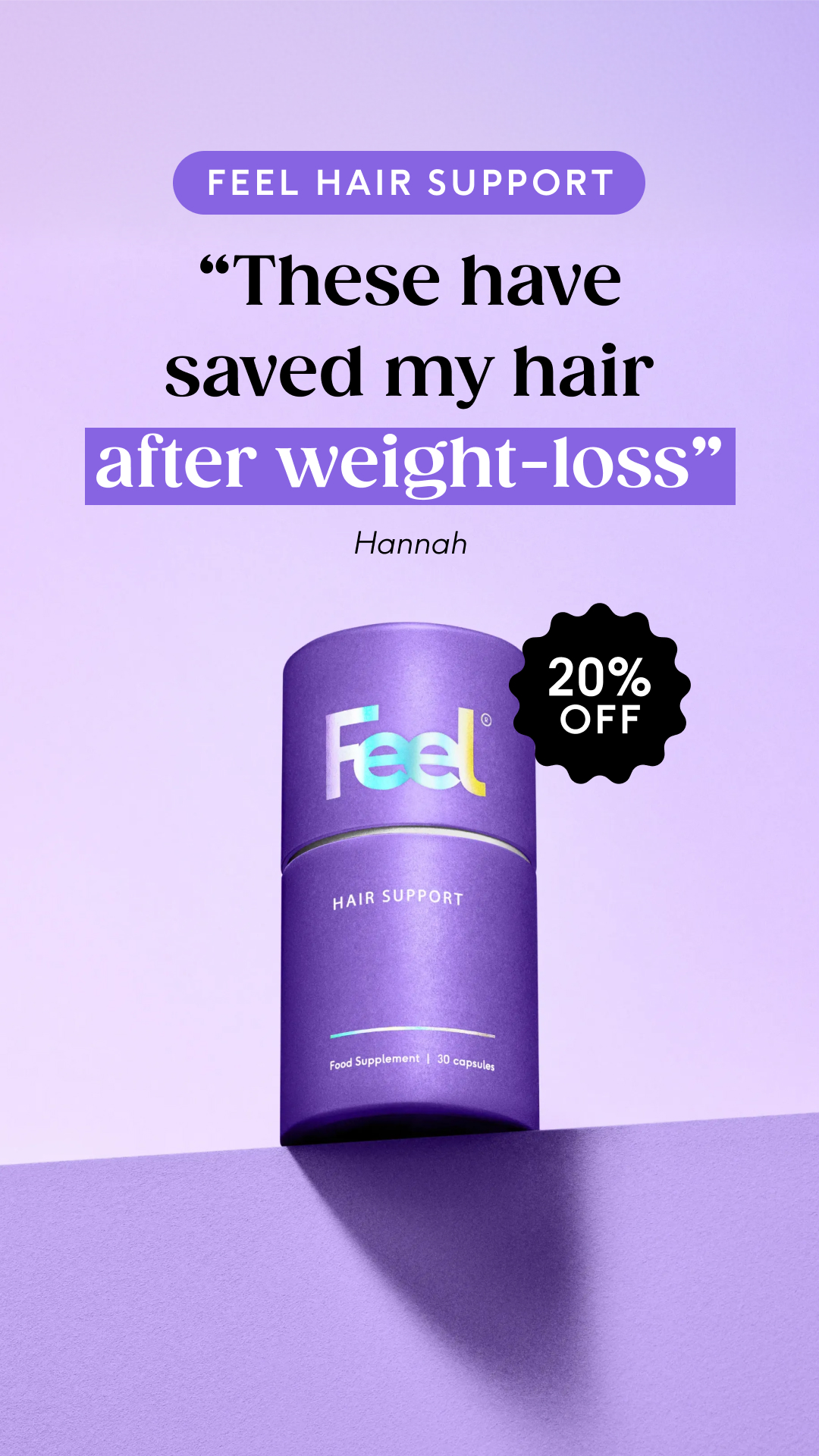 Feel Facebook ad