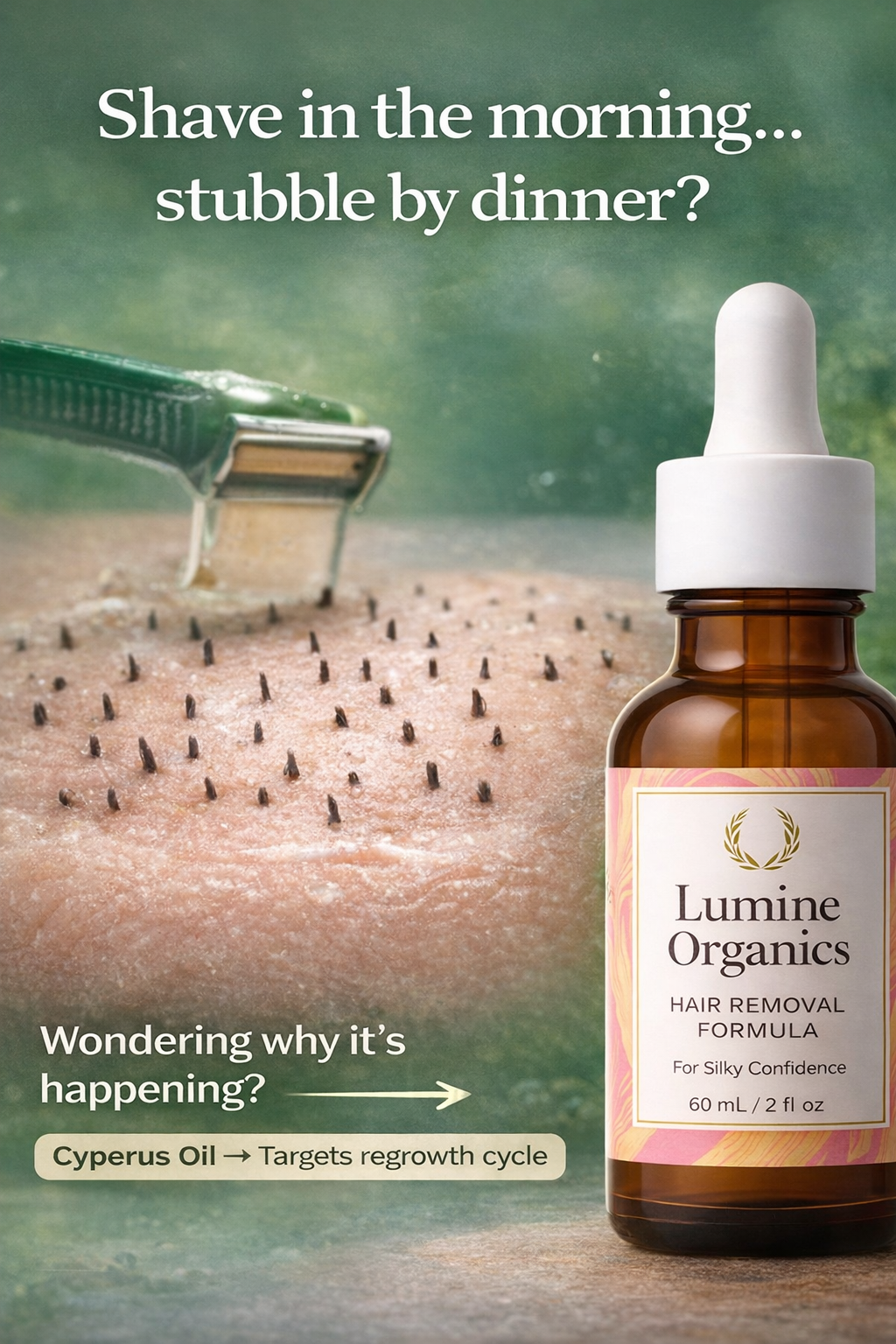 Lumine Organics Facebook ad