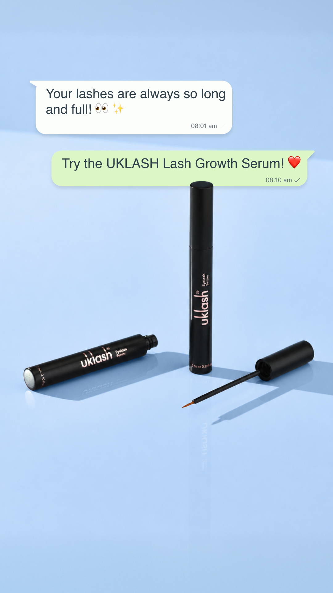 Uklash Facebook ad
