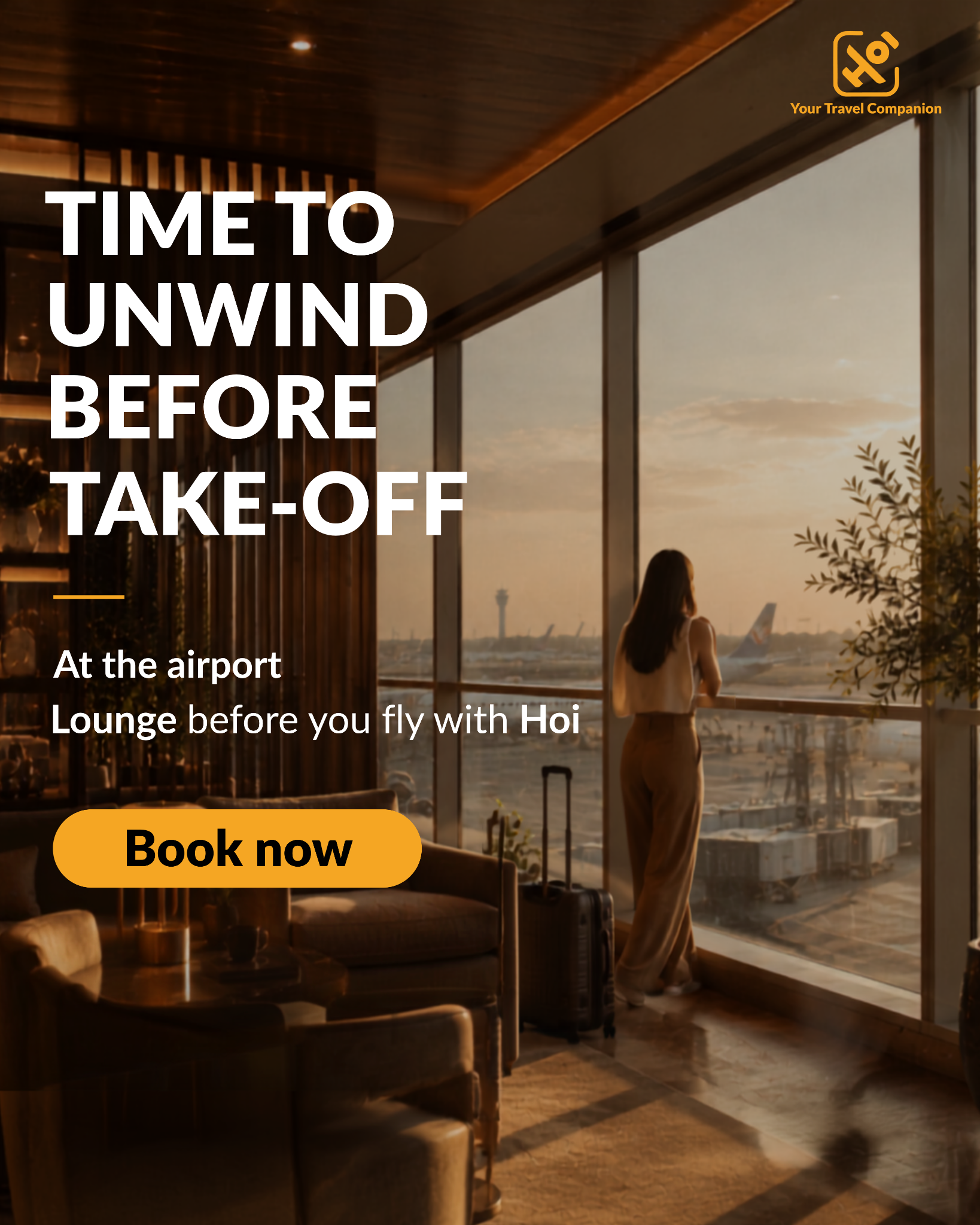 Hi2HOI Facebook ad: Unlock Your Lounge Eligibility