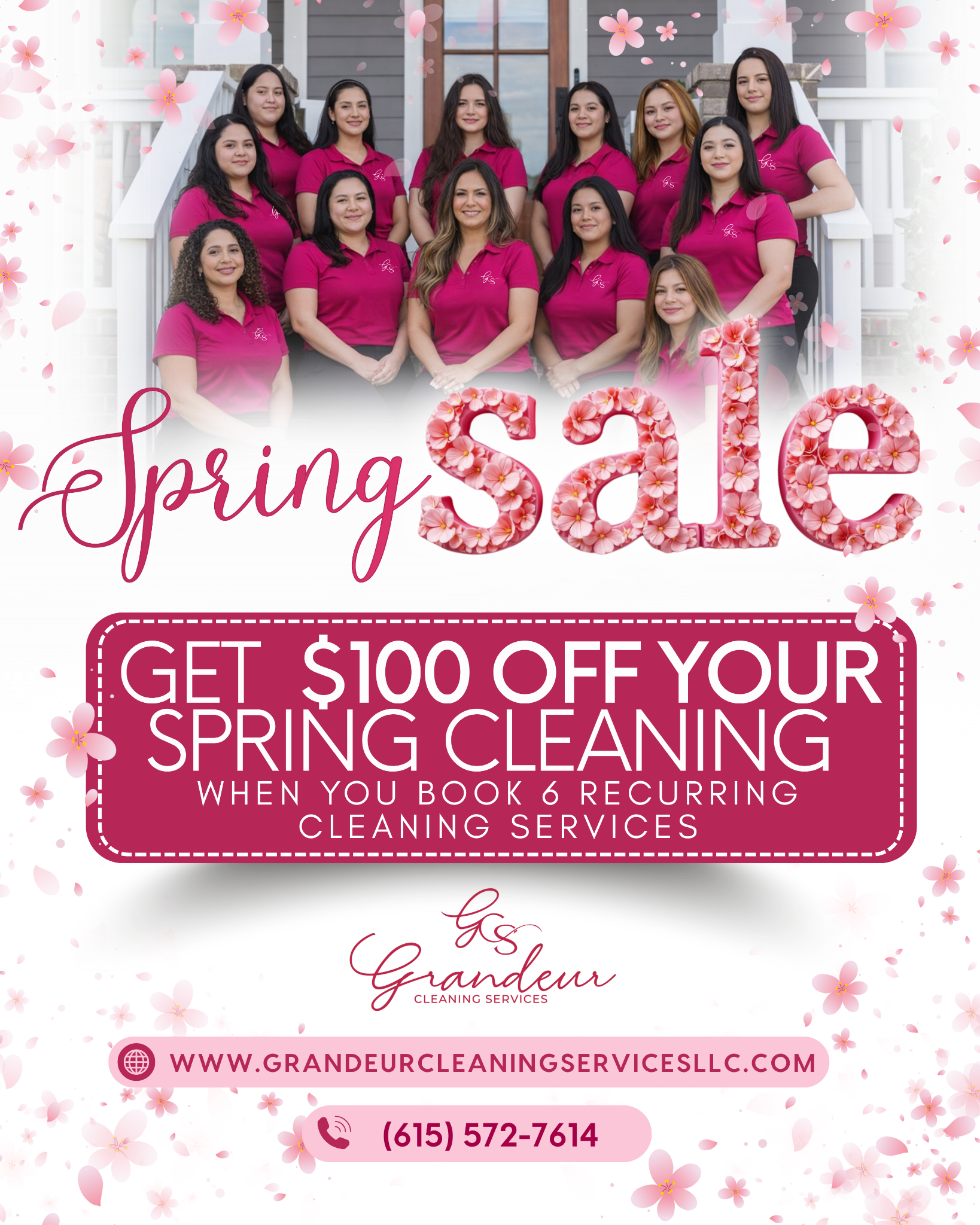 Grandeur Cleaning Services  Facebook ad