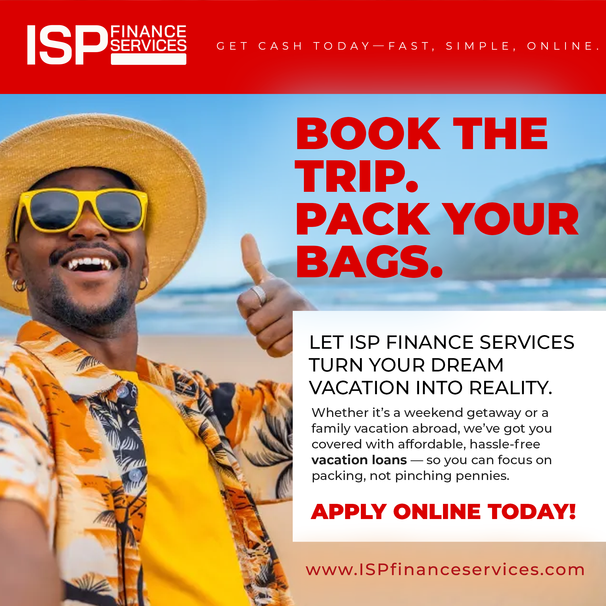 ISP Finance Services Facebook ad