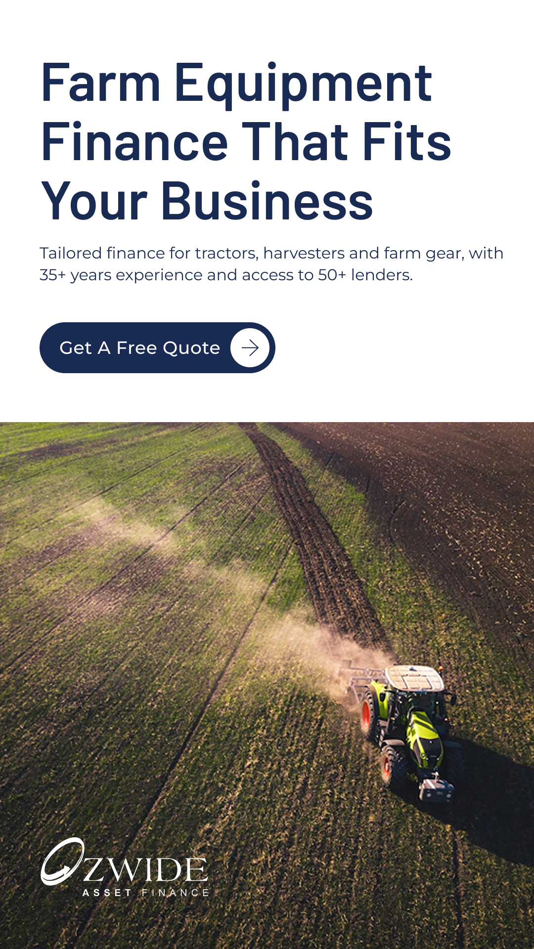 Ozwide Asset Management - Vehicle & Equipment Finance Facebook ad
