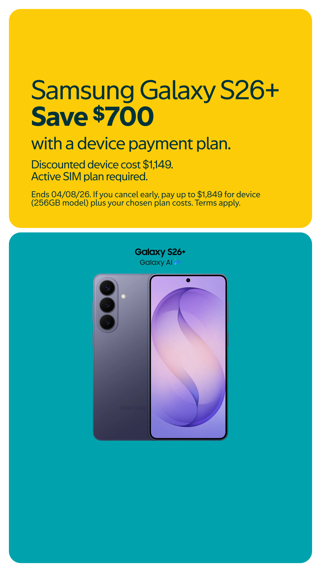 Optus Facebook ad