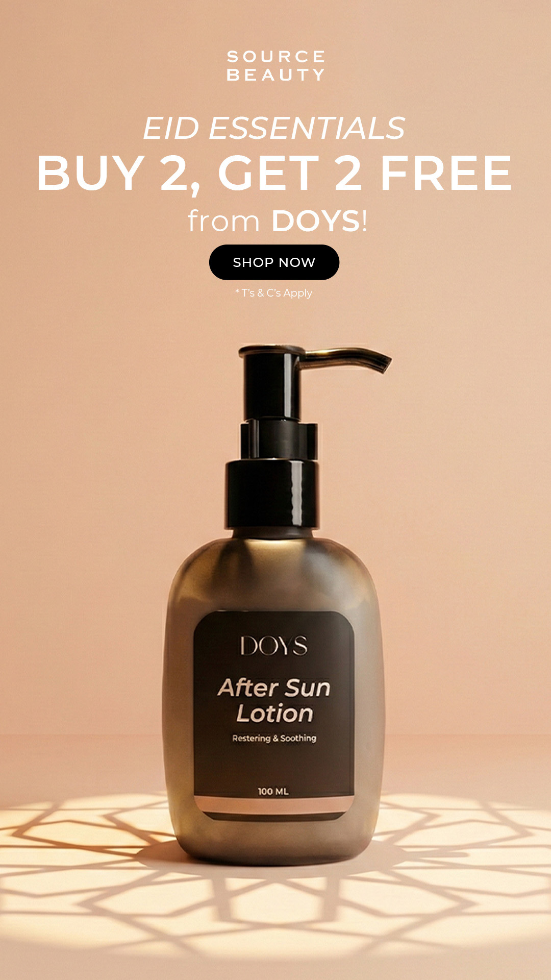 Source Beauty Facebook ad