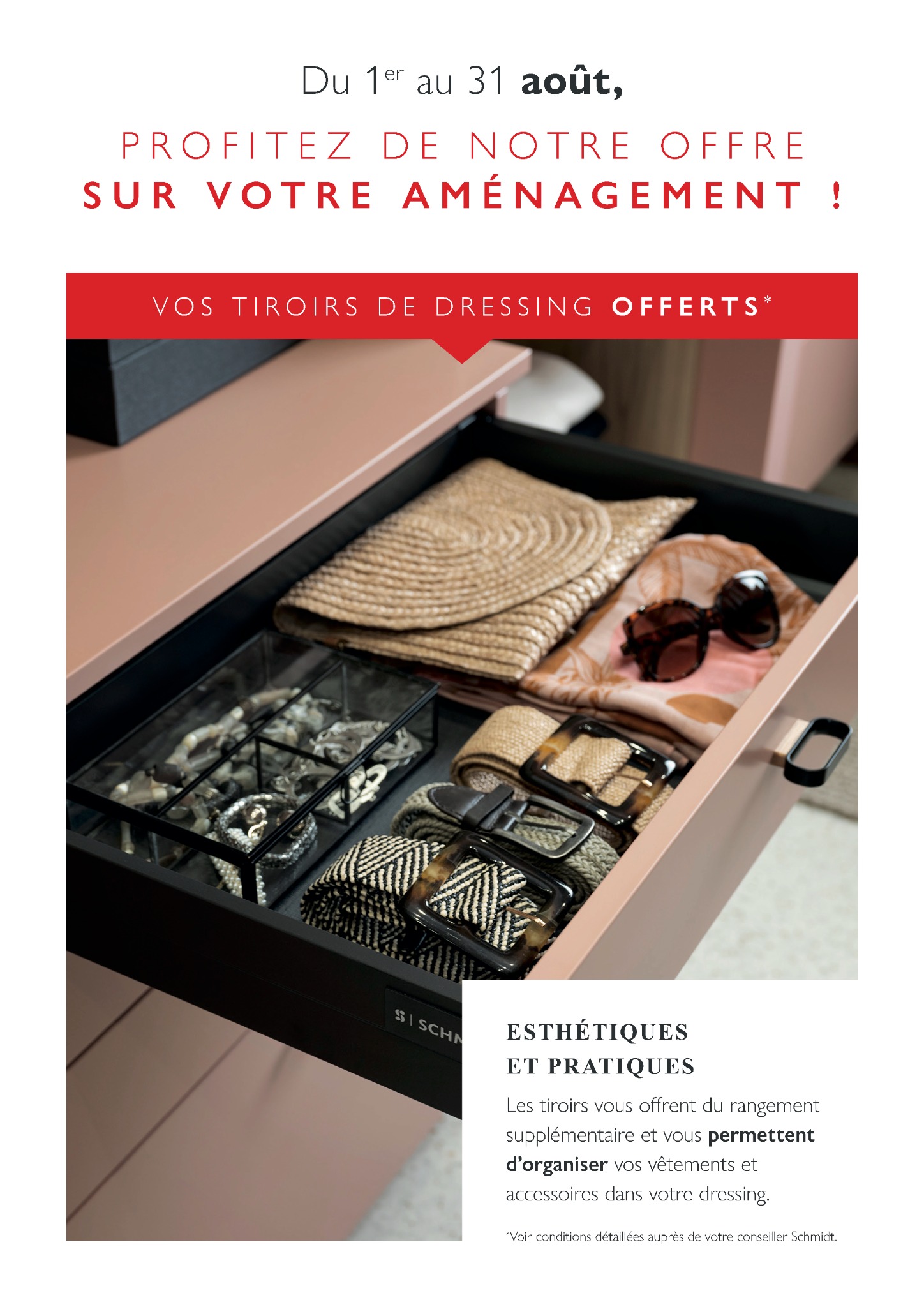 Schmidt Deauville Facebook ad: Vos offres cuisine et dressing d'août