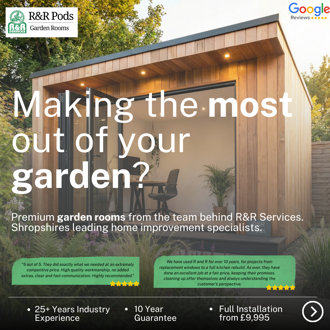 R&R Garden Pods Facebook ad
