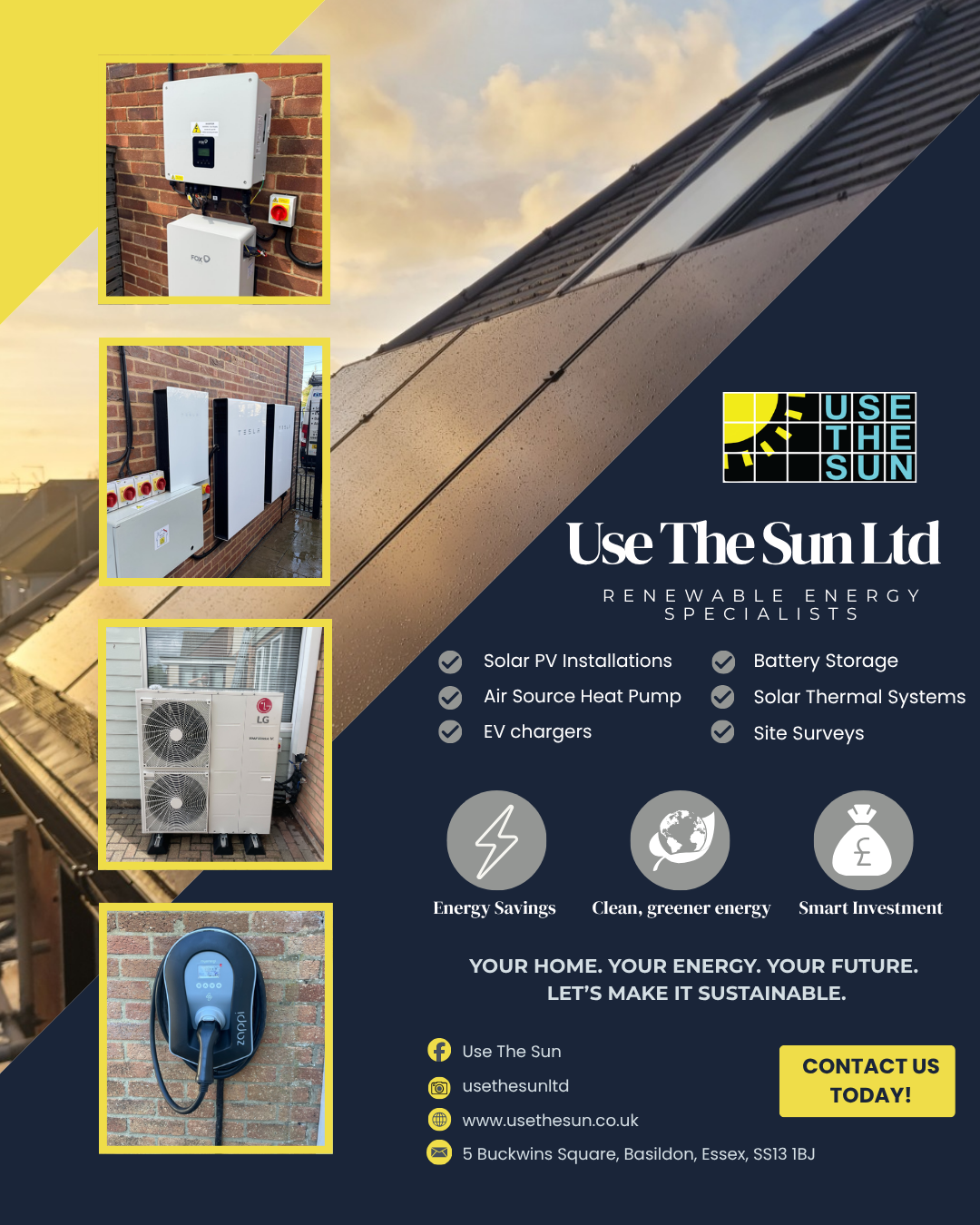 Use The Sun Facebook ad: Summer is coming… why not make the most…