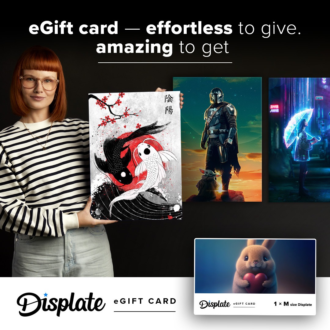 Displate Facebook ad