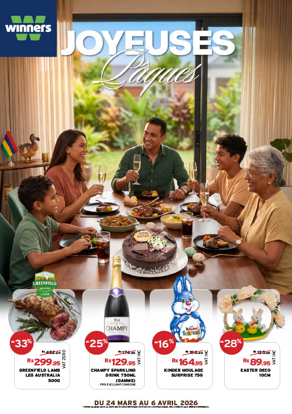 Winners Mauritius Facebook ad: ๐๐ฬ๐ช๐ฎ๐๐ฌ ๐๐ก๐๐ณ ๐๐ข๐ง๐ง๐๐ซ๐ฌ!