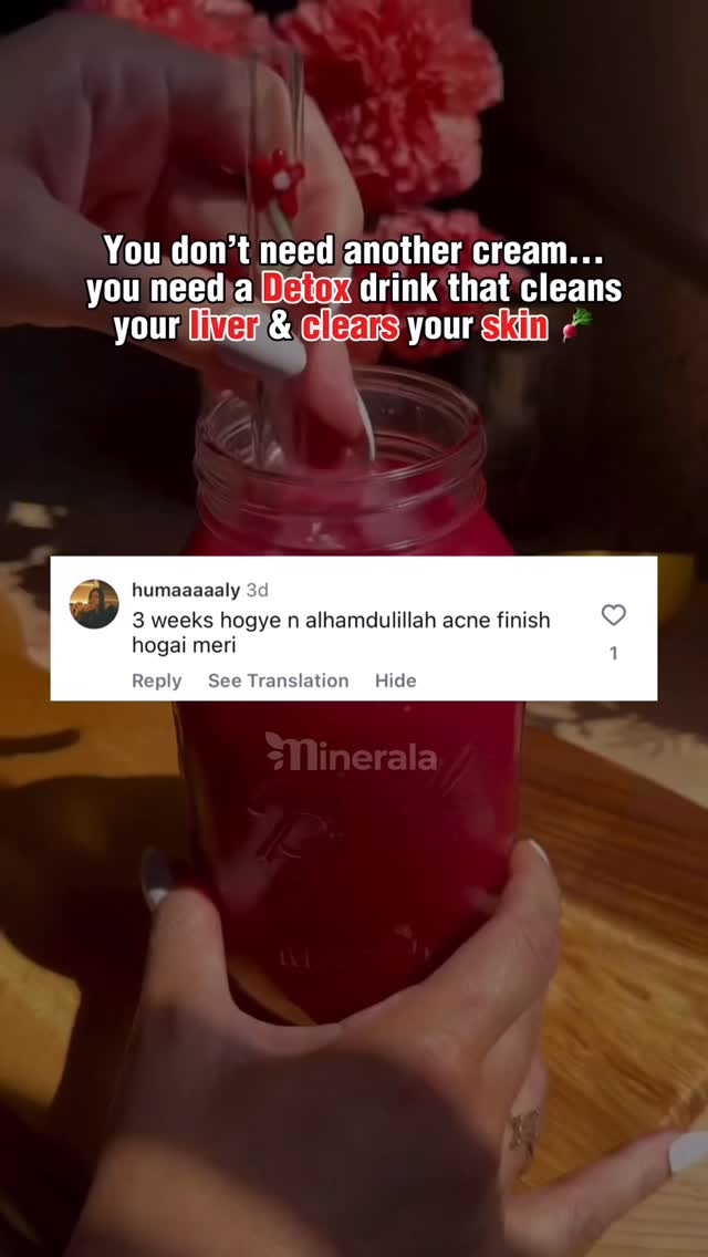 Mineralaa Facebook ad: 3 Weeks. That’s all it took.