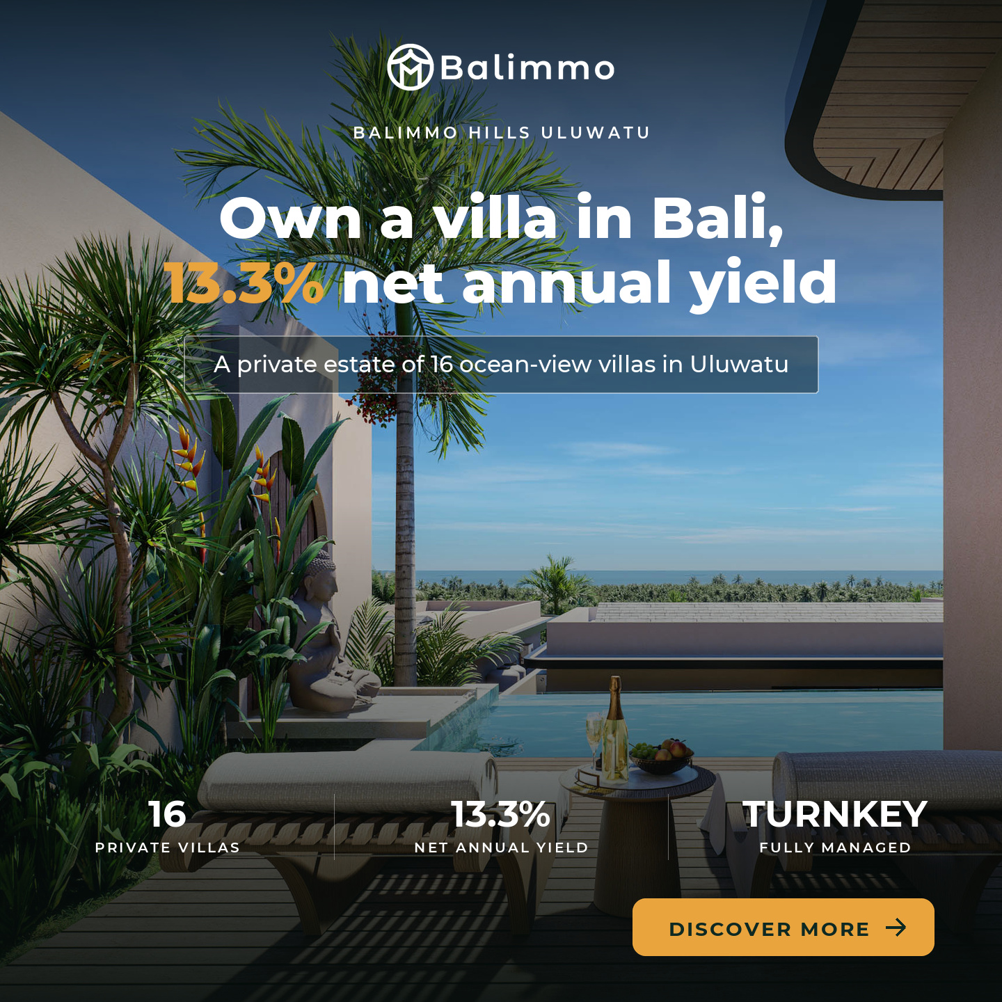 Balimmo Facebook ad: Book a free call