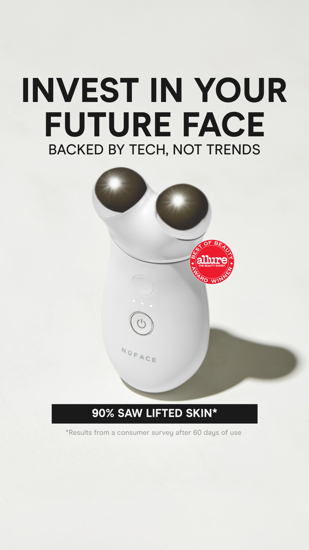 NuFACE Facebook ad