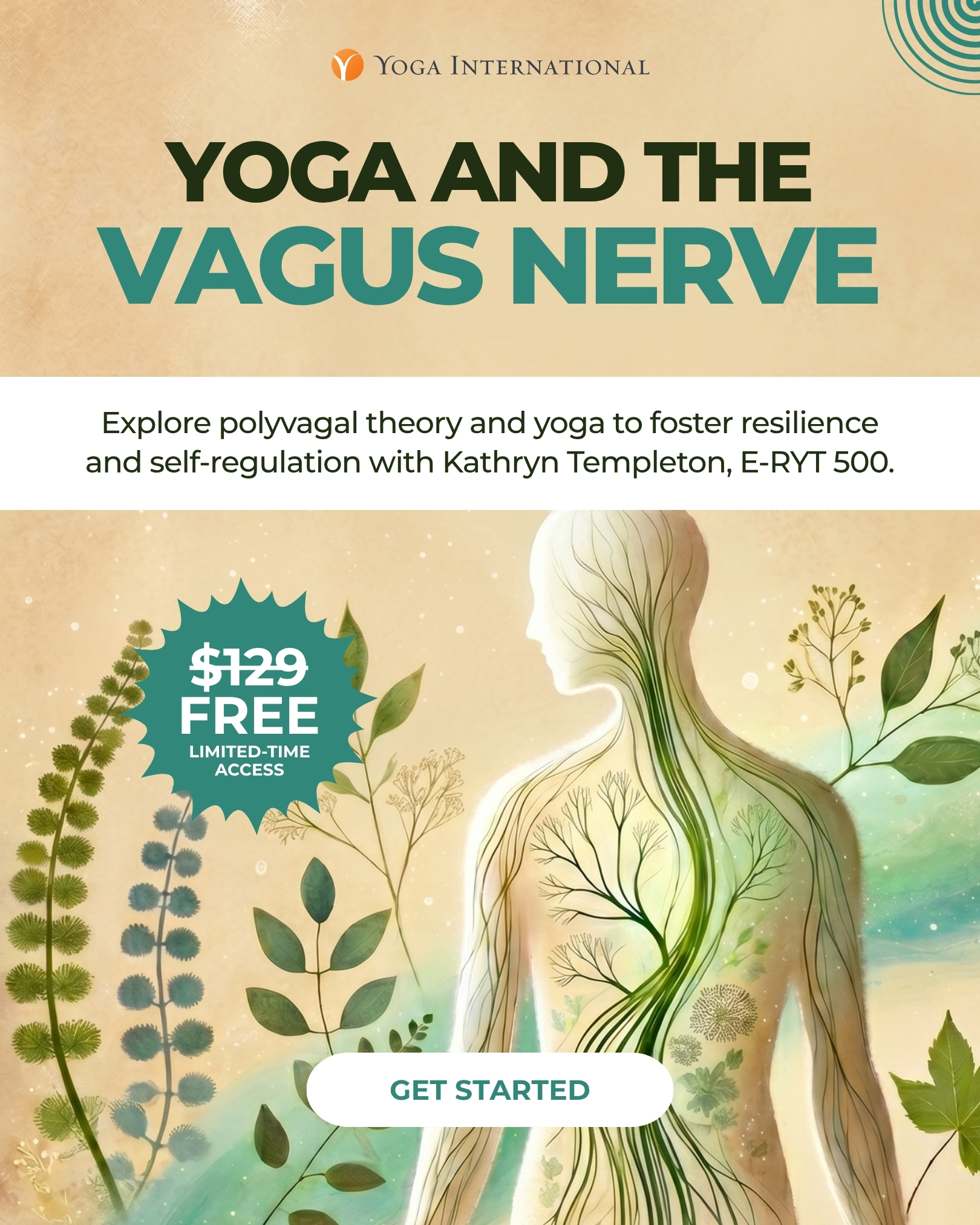 Yoga International Facebook ad