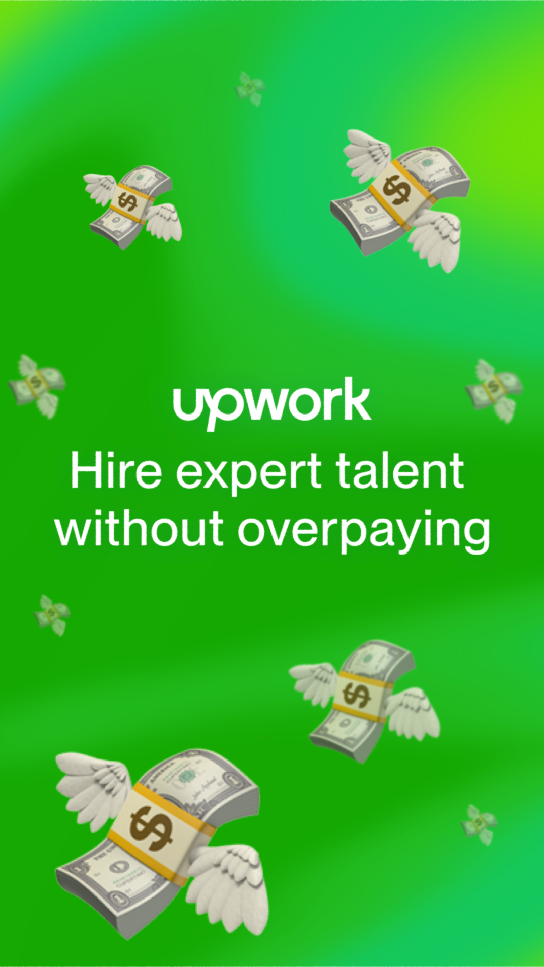 Upwork Facebook ad