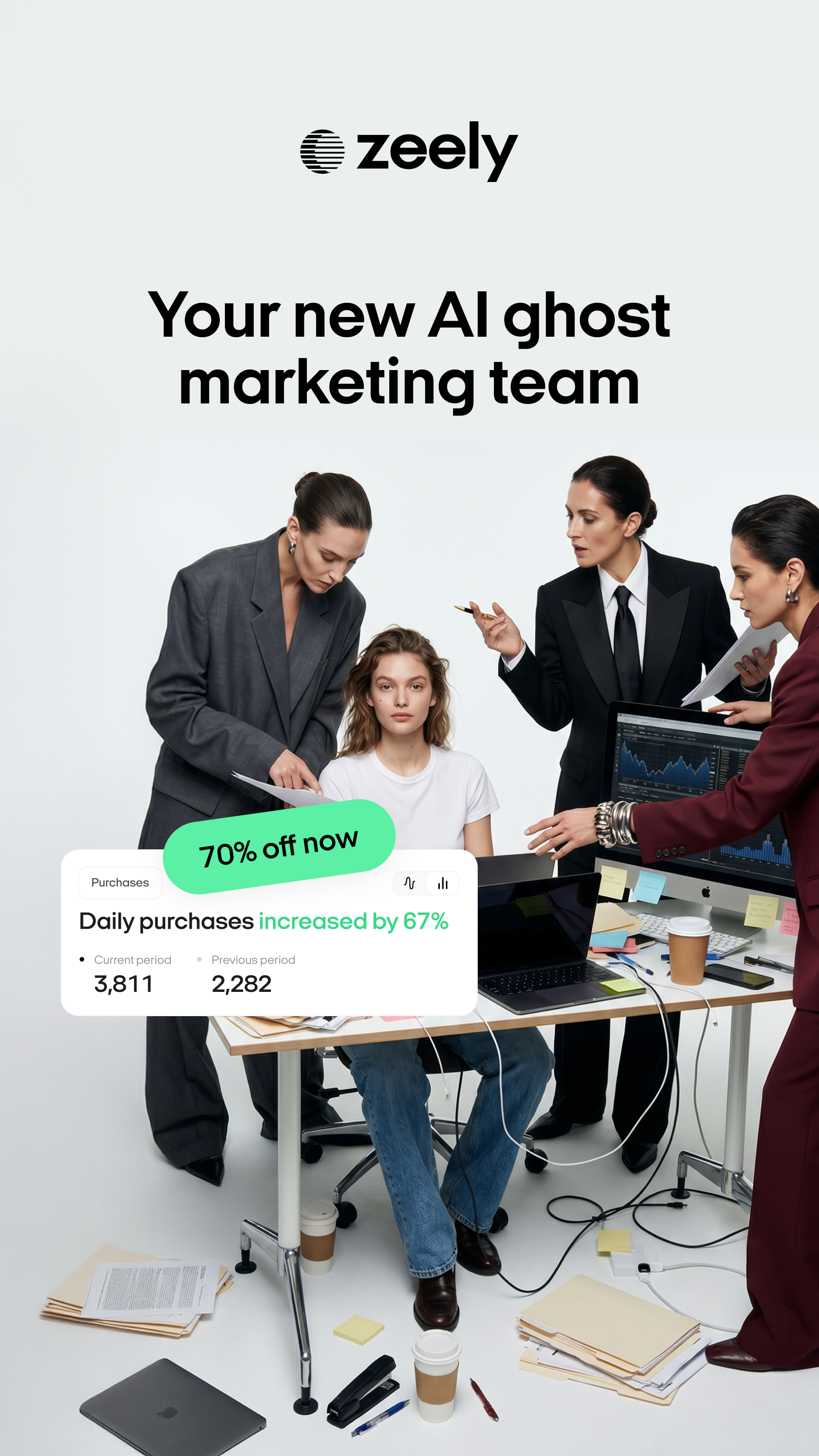 Zeely: Grow Sales with AI Facebook ad