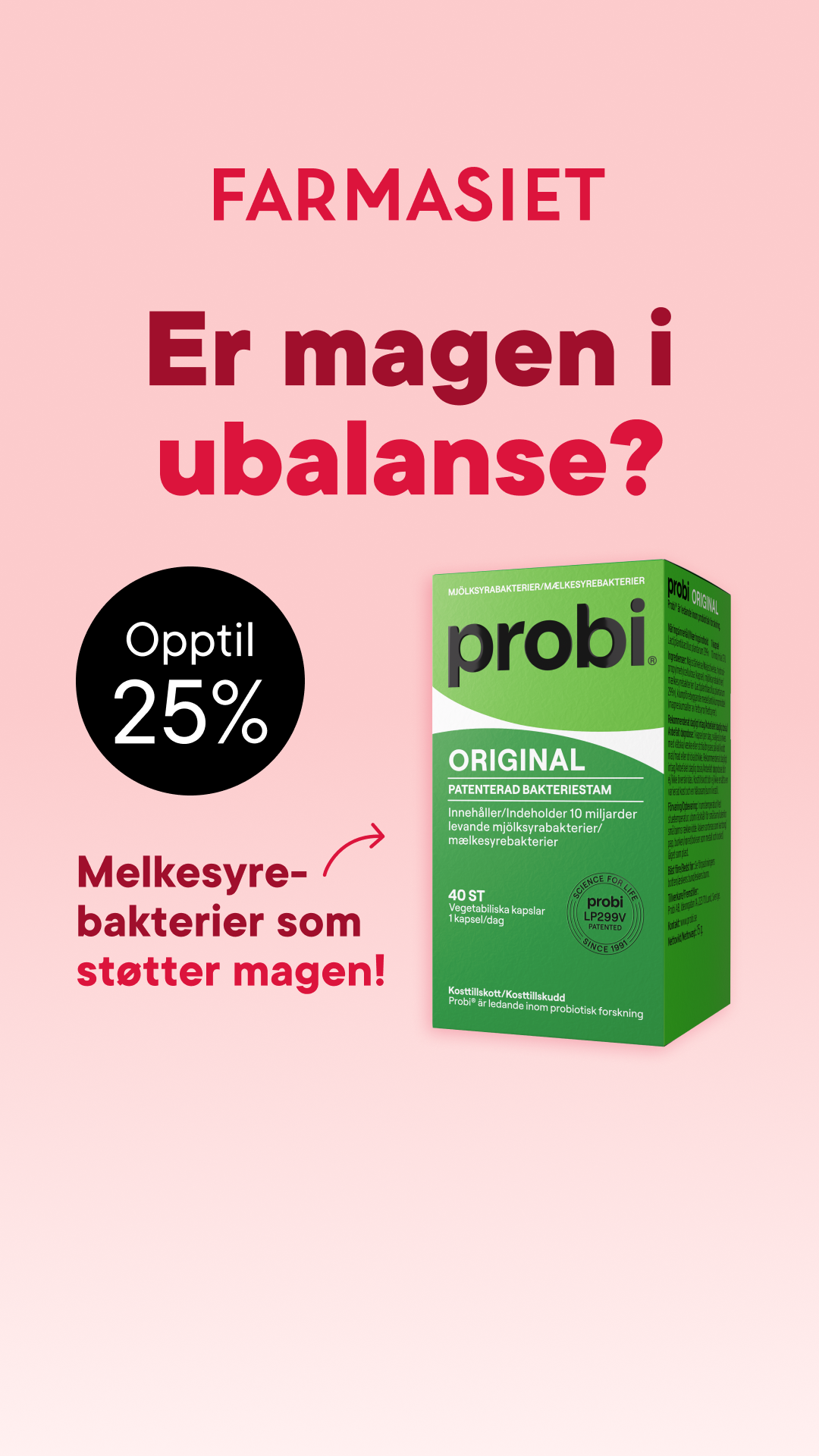 Farmasiet Facebook ad