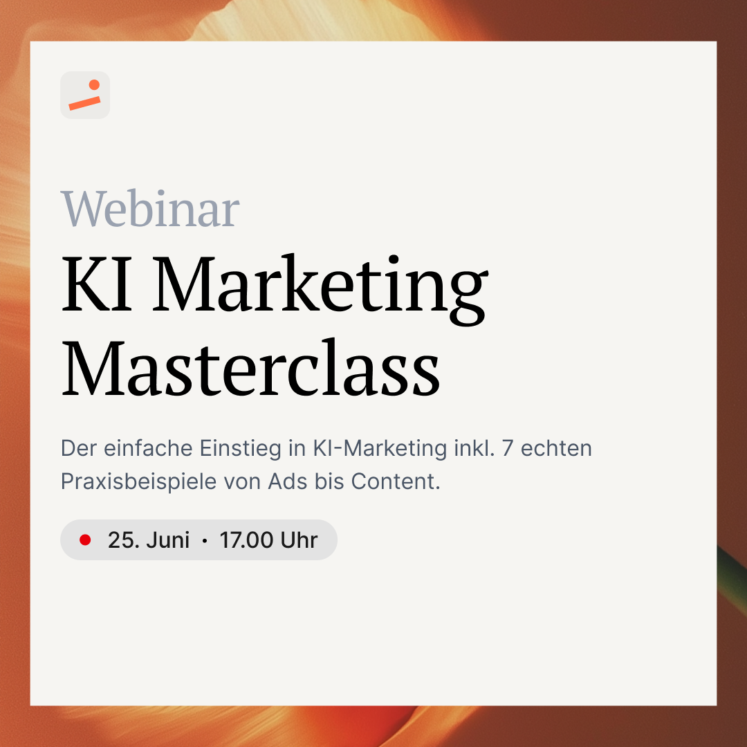 Bakedwith Facebook ad: KI Masterclass