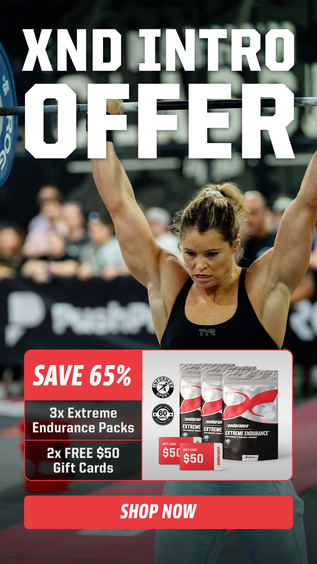 Xendurance Facebook ad