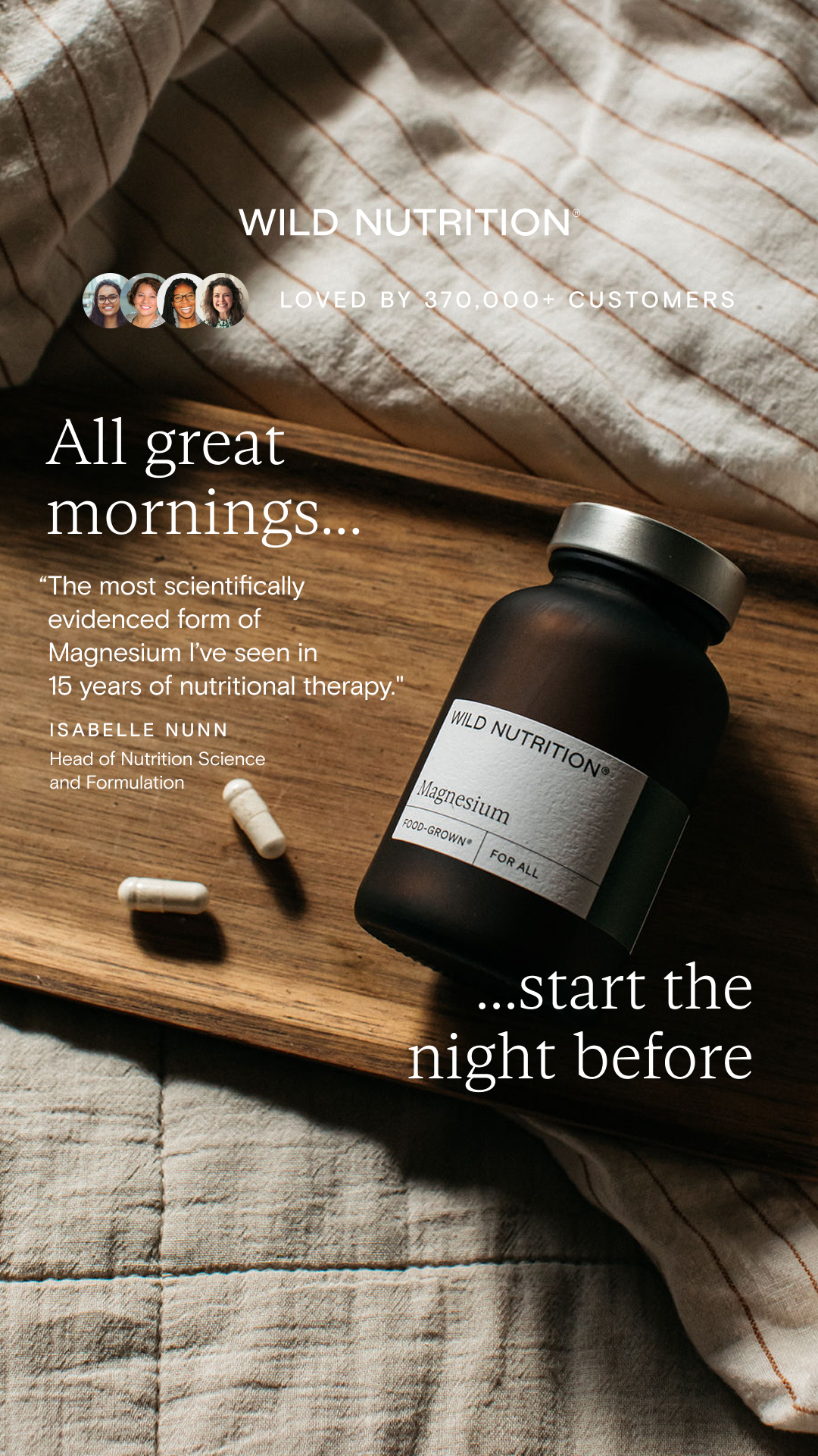 Wild Nutrition Facebook ad
