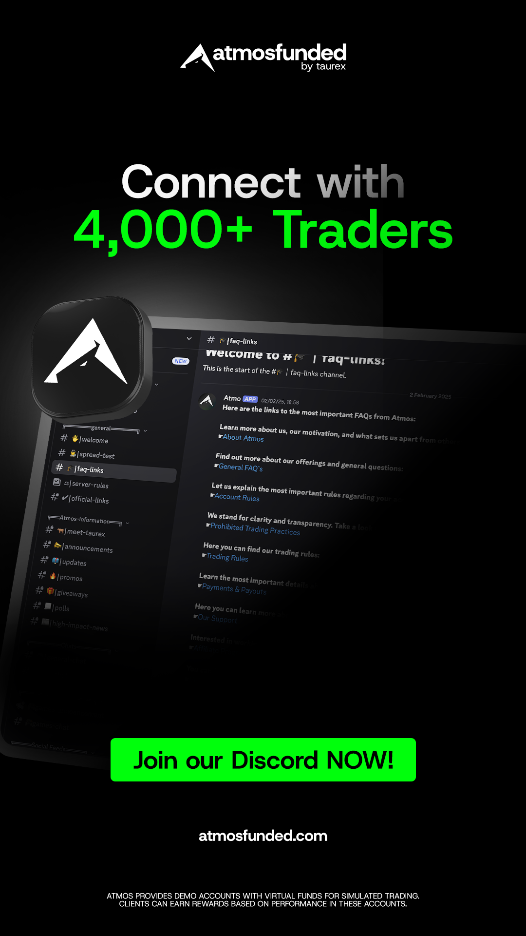 Atmos Funded Facebook ad