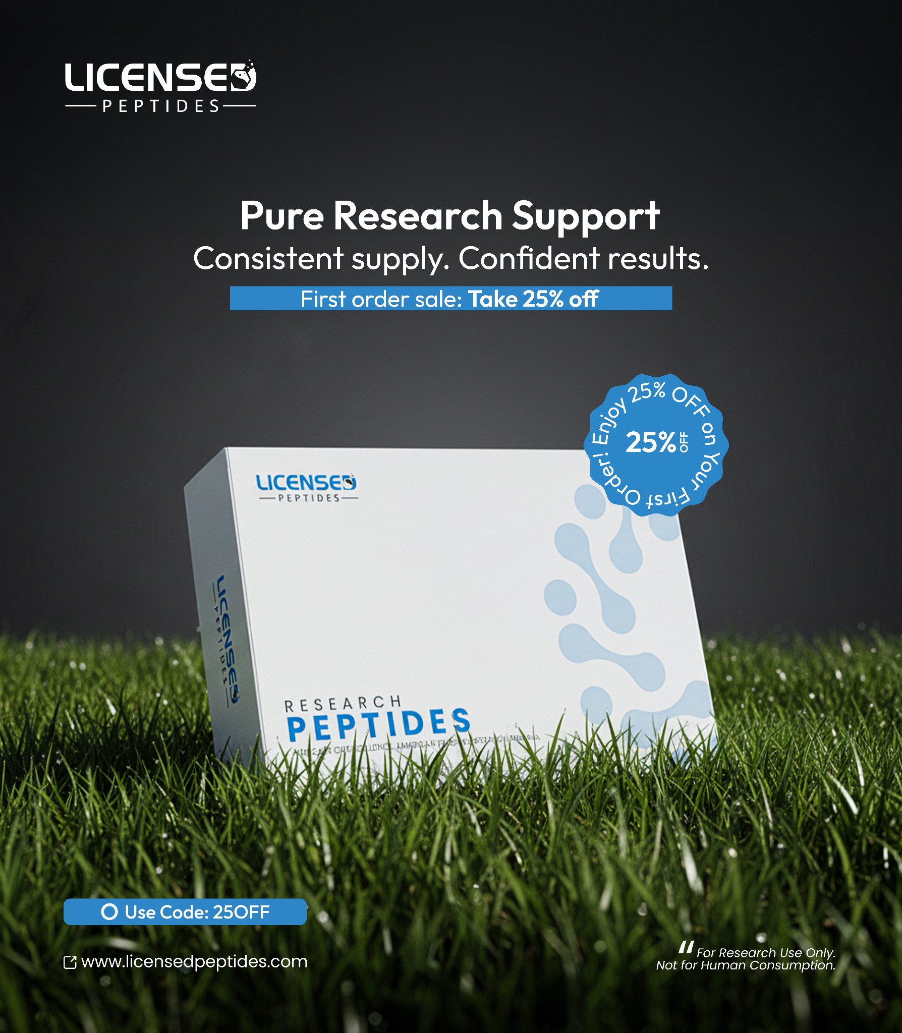 Licensed Peptides Facebook ad