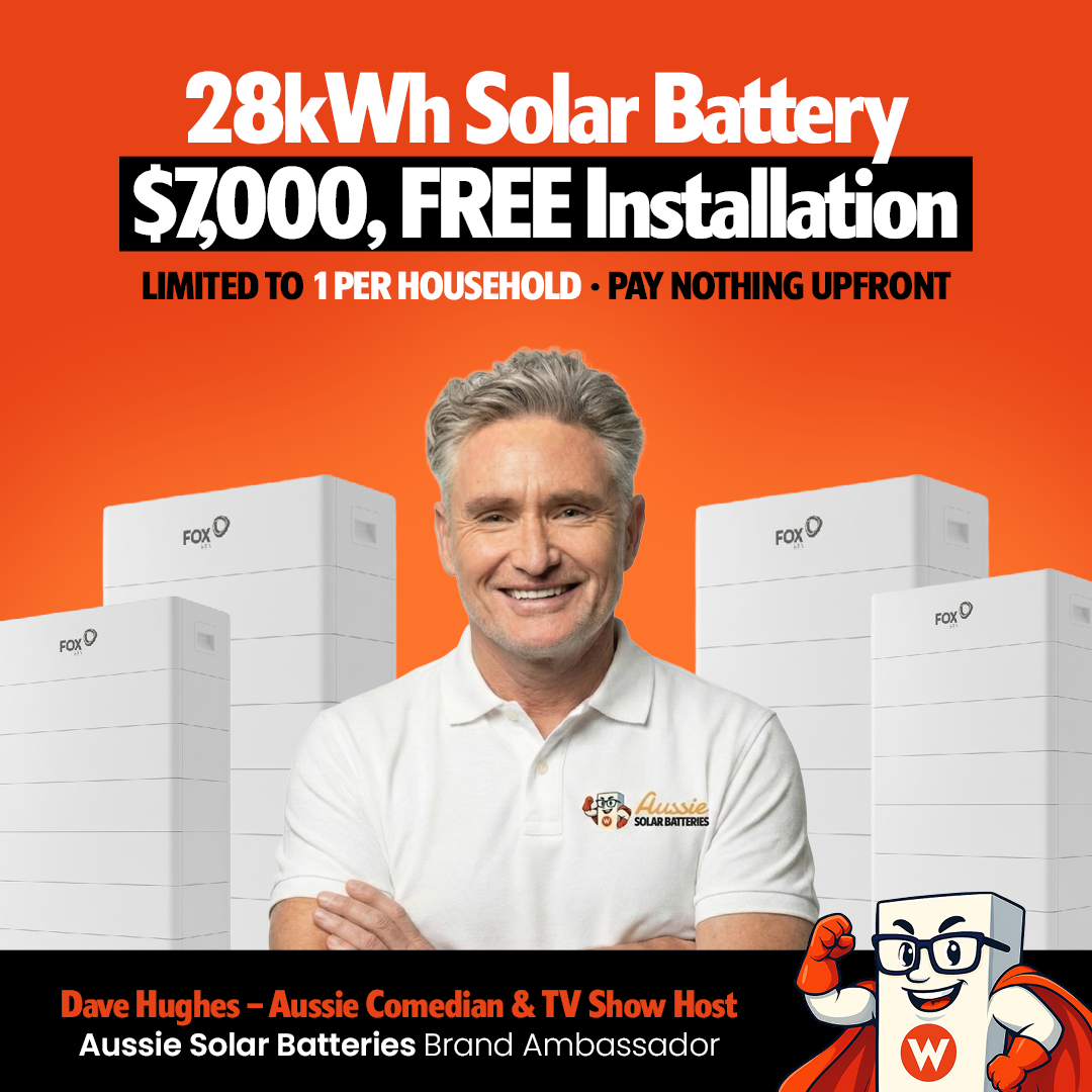 Aussie Solar Batteries Facebook ad: Australia's #1 Solar Battery Installer: 2025 & 2026