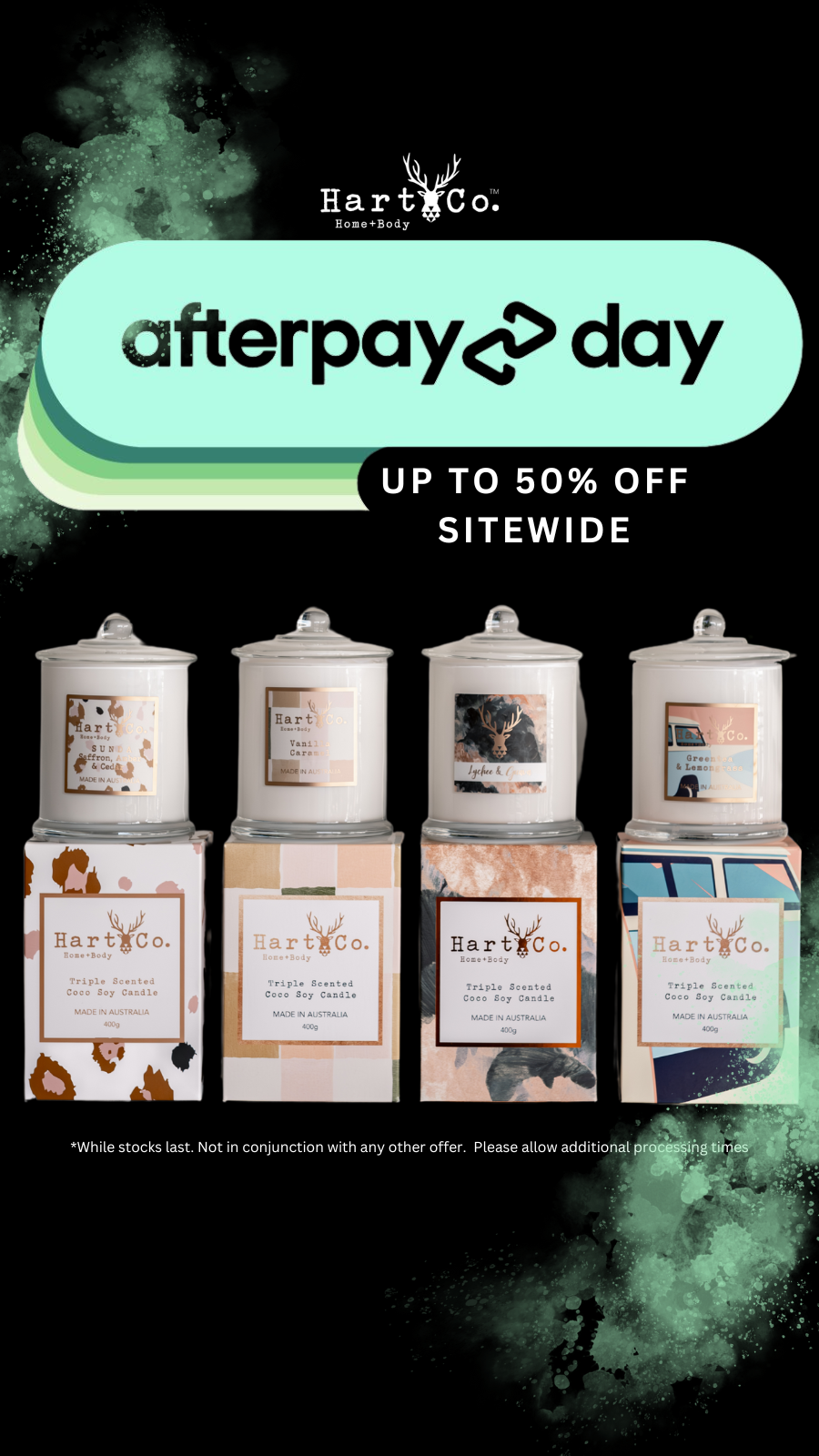HartCo. Home + Body Facebook ad