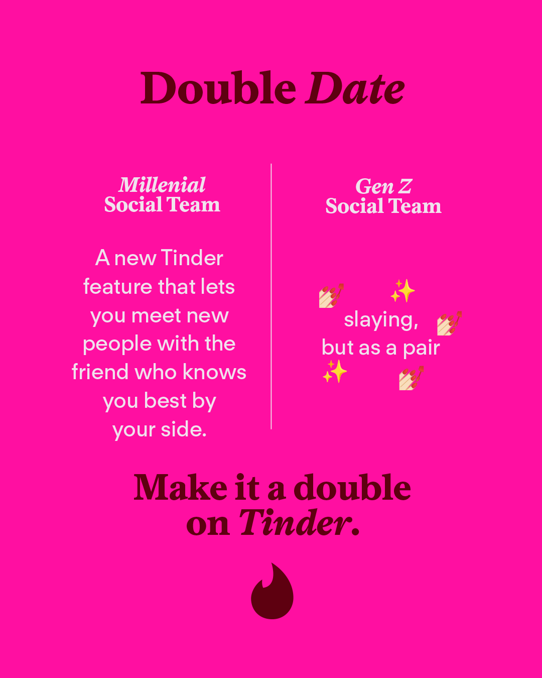 Tinder UK Facebook ad