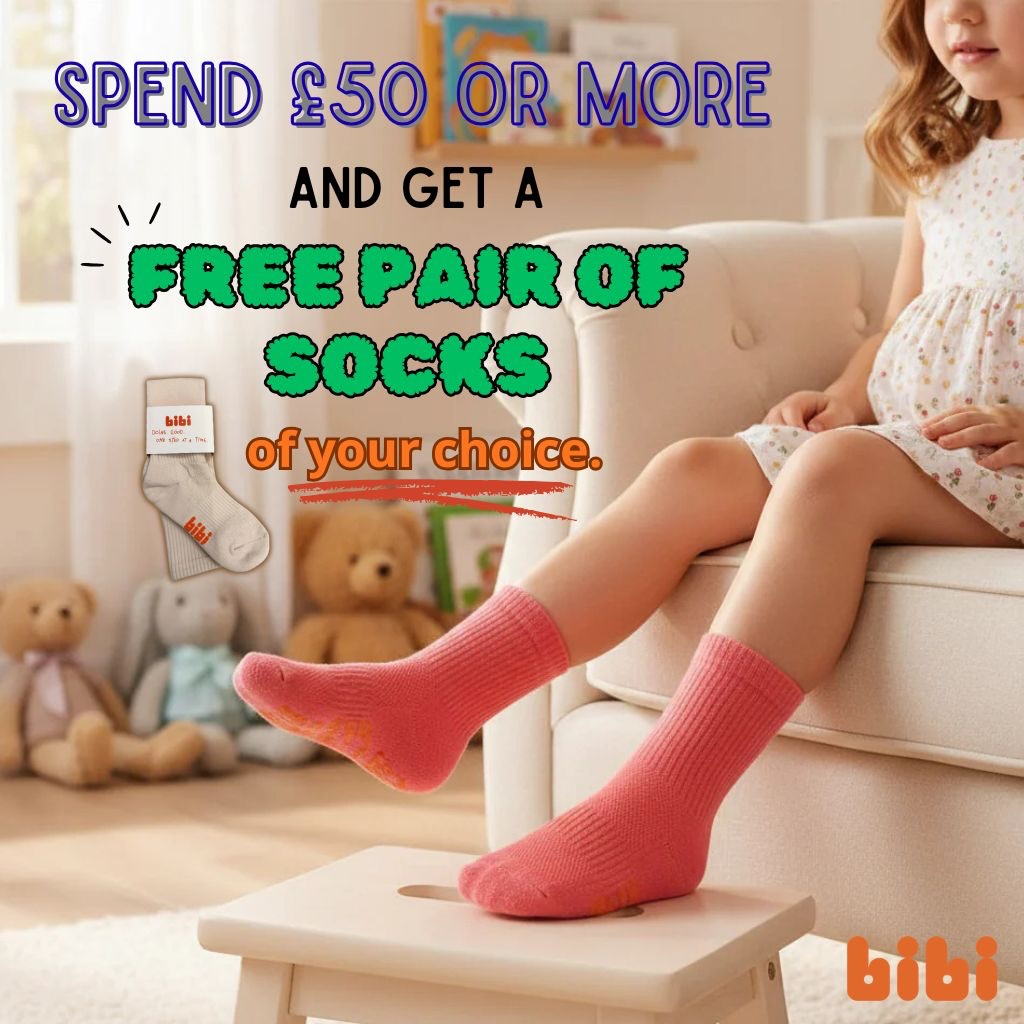 Bibi Shoes UK Facebook ad: Select a pair of socks and add it…