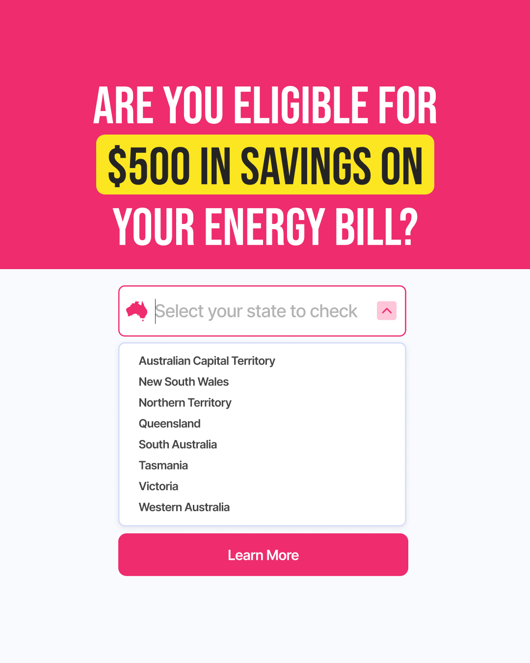 Electricity & Gas Facebook ad from Oct 16, 2025