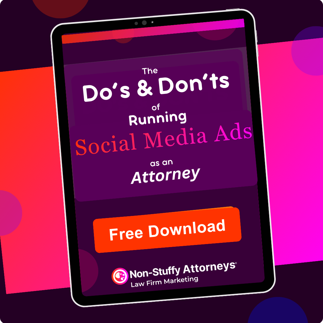 Non-Stuffy Attorneys Facebook ad from Mar 4, 2026