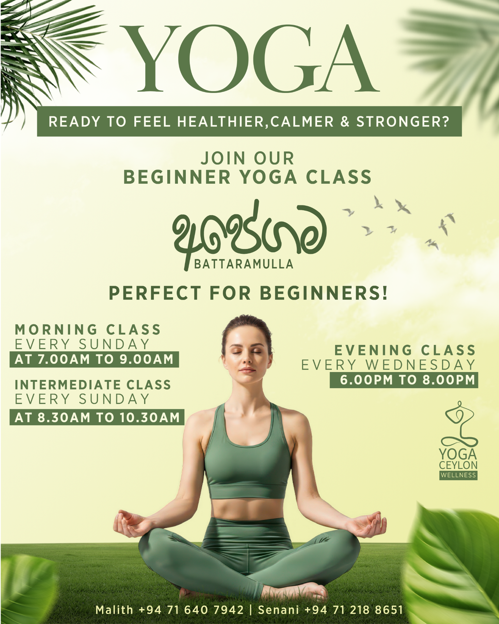 Yoga Tips by Senani Facebook ad
