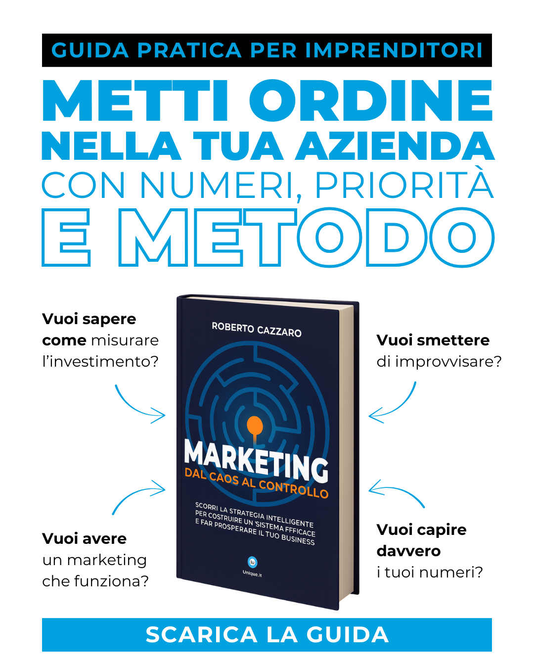Unique Digital Agency Facebook ad: Per Imprenditori: ricevi gratis la guida pratica